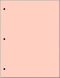 Copy And Printing Color Paper, 20 Lb. 3 Hole Punch 500 Sheets Per Ream.