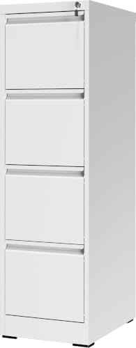 4 Drawer File Cabinet with Lock, Metal Vertical Filing Cabinet, Filing Cabinets for Home Office, Locking File Cabinet Hanging