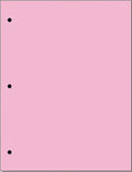 Copy And Printing Color Paper, 20 Lb. 3 Hole Punch 500 Sheets Per Ream.