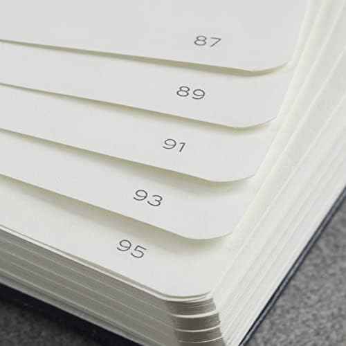 LEUCHTTURM1917 - Notebook Hardcover Master Slim A4+ - 123 Numbered Pages for Writing and Journaling (Navy, Rul — view 3