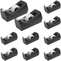 10 Pack Black Desktop Tape Dispenser Bulk - Tape Not Included