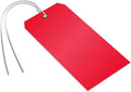 SmartSign Red Plastic Tags
