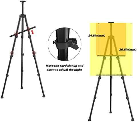 Easels for Painting Canvas, Aredy 66" Art Easel for Drawing, Portable — view 4