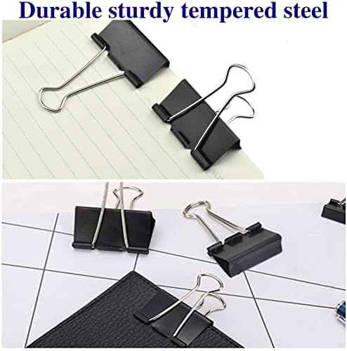 Large Binder Clips 2 Inch (72 Pack), Extra Large Binder Clips Big Paper Clamps Giant Clips for Office and Home — view 5