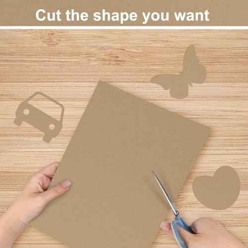 100 Sheets Brown Cardstock Printer Paper 8.5x11, 92lb Brown Cardstock — view 4