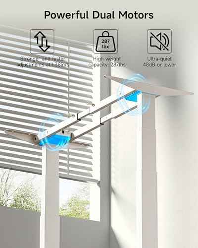 BIZUM Dual Motor 3-Stage Electric Standing Desk Frame,3 Memory Height — view 6