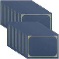 SUNEE Certificate Holders(Navy Blue, 30 Packs), Diploma Covers Gold Foil Border, for Letter Size 8.5x11 Certificates, Cardsto