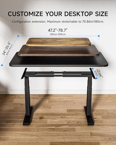 BIZUM Dual Motor 3-Stage Electric Standing Desk Frame,3 Memory Height — view 6