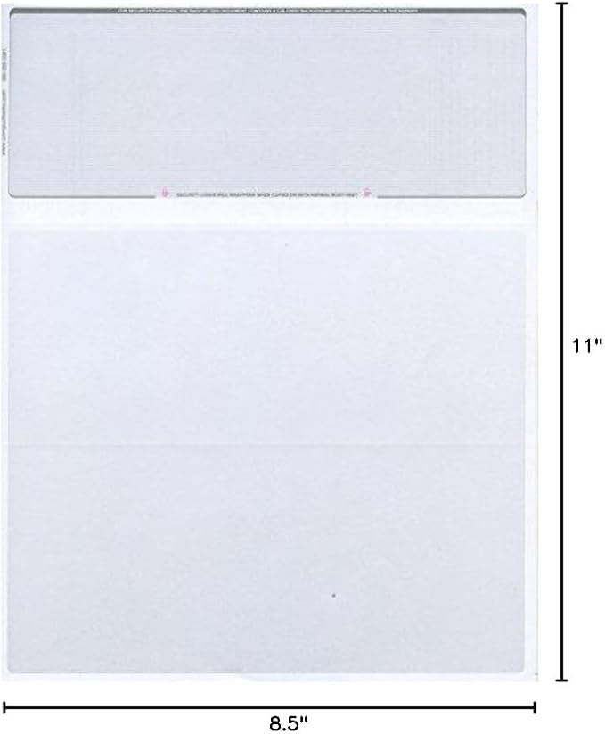 Compuchecks Top Blank Check Paper — view 2