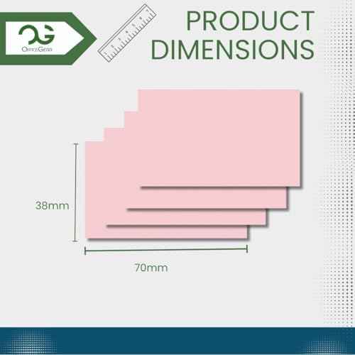 OfficeGear Shelf Edge Pink Barcode Price Ticket Labels 21-up [25 Sheets - 525 Pack] 38x70mm Custom Printable A — view 4