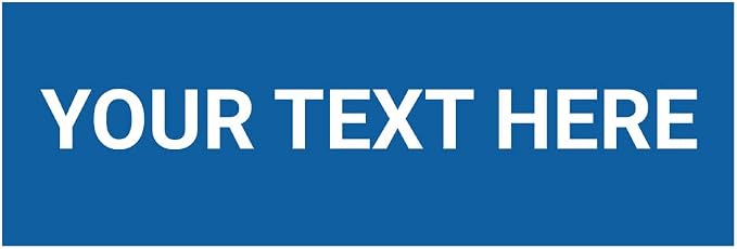Basic Custom Personalizable Wall or Door Sign | Your Custom Message | Enter — view 5