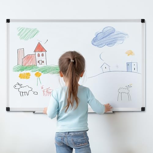 NEWBULIG White Board, 36" x 24" Magnetic Dry Erase Board for Wall with — view 6
