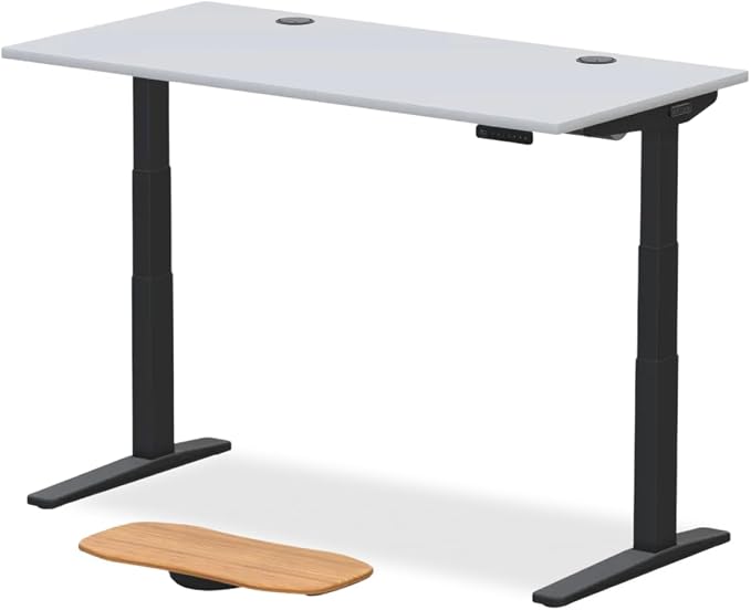 UPLIFTDESK V3 2-Leg White Laminate Wood Standing Desk – Adjustable Height