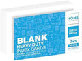 Home Advantage 3x5 Blank Index Cards - Our 50 Pack of Blank Note Cards