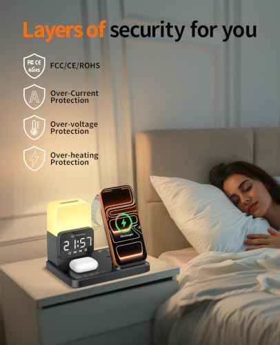 6-in-1 Wireless Charging Station,Charger Stand for Apple Devices for Gifts — view 4