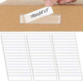 Jeyiour 100 Pcs Label Holders Adhesive Nameplate Pockets Storage Bin