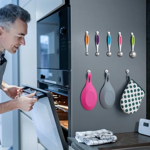 BTLIN Mini Magnetic Hooks, Strong Neodymium Magnet with Small Hook — view 5