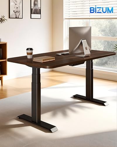 BIZUM Dual Motor 3-Stage Electric Standing Desk Frame,3 Memory Height — view 2