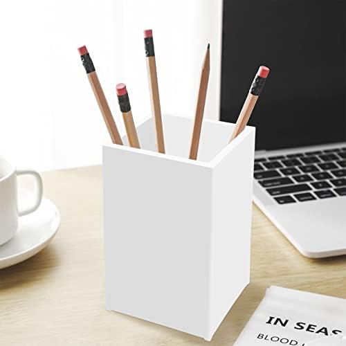 White Acrylic Pencil Pen Holder Cup 2 Pack,Desk Accessories Holder,Makeup Brush Storage Organizer,Modern Desig — view 7