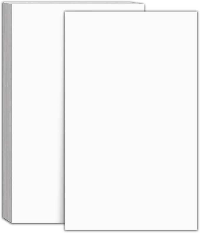8.5 x 14 White Card Stock | Heavyweight 100lb Cover Cardstock Paper – Smooth