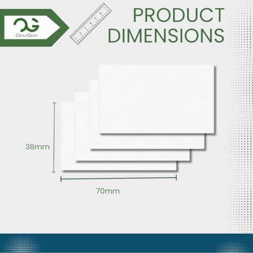 OfficeGear Shelf Edge Barcode Price Ticket Labels 21-up [55 Sheets - 1155 Pack] 38x70mm Custom Printable A4 12 — view 4