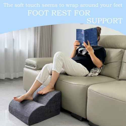 Foot Rest for Under Desk at Work.Multifunctional 3-Tier Foot Stool — view 6