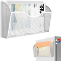 Magnetic File Holder 1 Pockets File Folder Organizer, Office Hanging Magazine Rack for File Cabinets, Magnetic Paper Holder, 