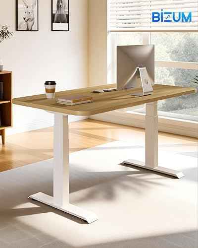 BIZUM Dual Motor 3-Stage Electric Standing Desk Frame,3 Memory Height — view 4