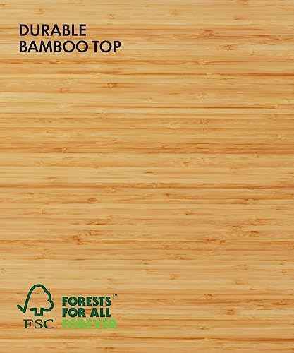 FlexiSpot E6 Bamboo 3-Stage Dual Motor Electric Standing Desk 55 x 28 Sit Stand Up Desk, Holds 220 lbs, Adjust — view 6