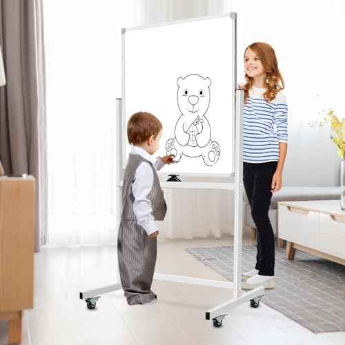 Double-Sided White Board with Stand, 40 X 28 Inch Dry Erase Board — view 3
