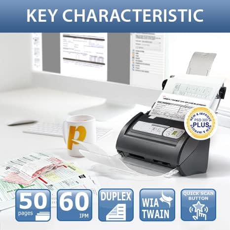 Plustek PSD300 Plus Document Scanner — view 2
