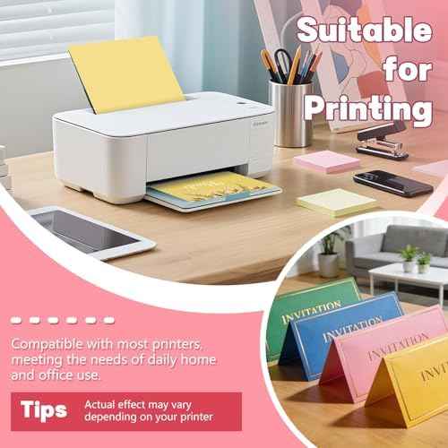 Red Cardstock 50 Sheets Construction Paper Thick Card Stock — view 4