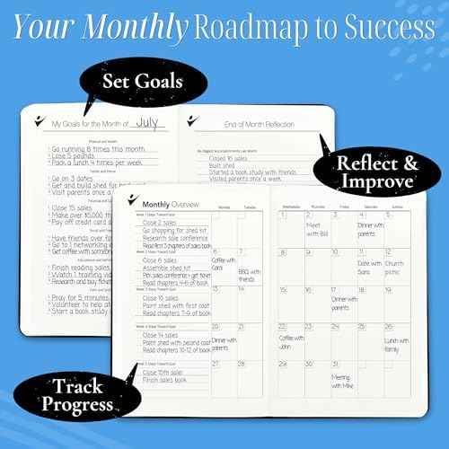 Goal Crazy Undated Planner – 90 Day Guided Journal & Productivity — view 5