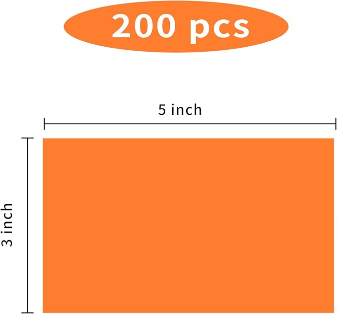 STARLIBOO 3"X5" Rectangle Colored Labels, Removable Moving Labels — view 2