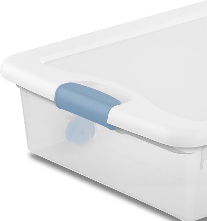 Sterilite 4-Pack Latching Box, Under Bed Storage Bins — view 9