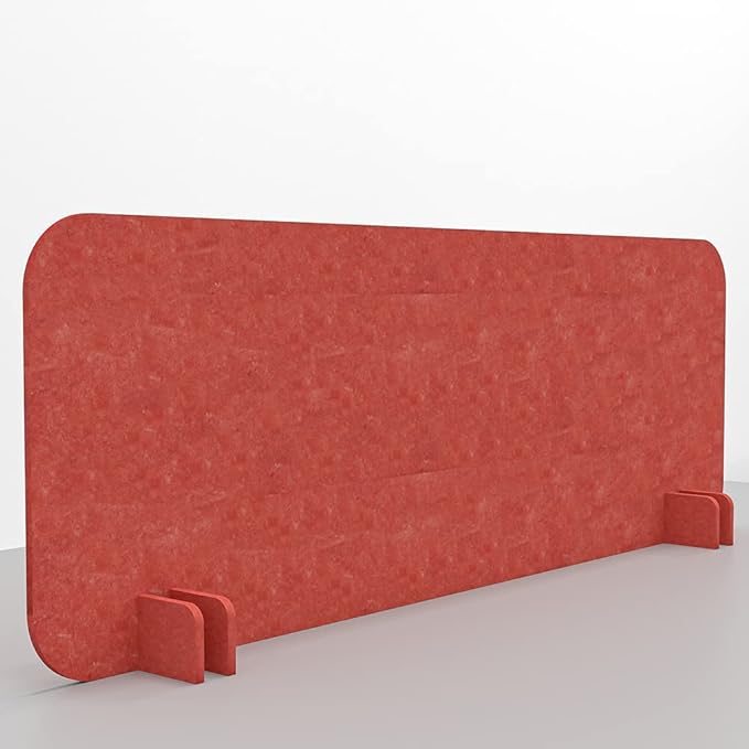 Escape 12" Freestanding Desk Divider | Eco-Friendly Acoustic Privacy Screen | — view 2