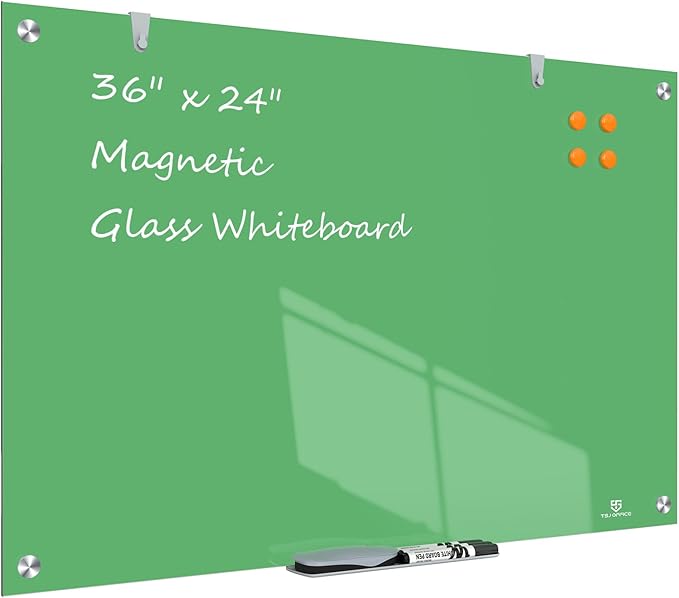 TSJ OFFICE Glass Dry-Erase Board
