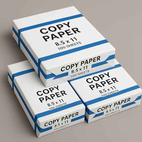 3 Reams Copy Paper – 8.5 x 11 Inch, 500 Sheets per Ream – 92 Bright, 20 lb White Printer Paper – Multipurpose  — view 2