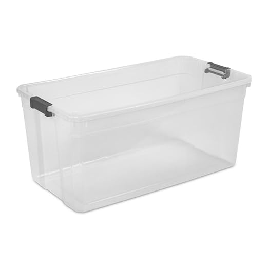 Sterilite 3-Pack Modular Stacker Box, Durable Clear Plastic Storage Bins — view 9