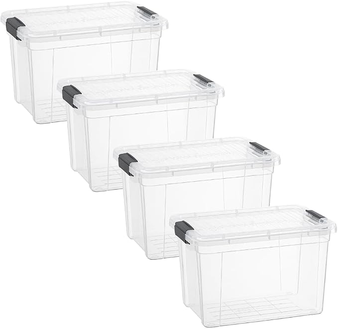 Superio Clear Storage Bins — view 2