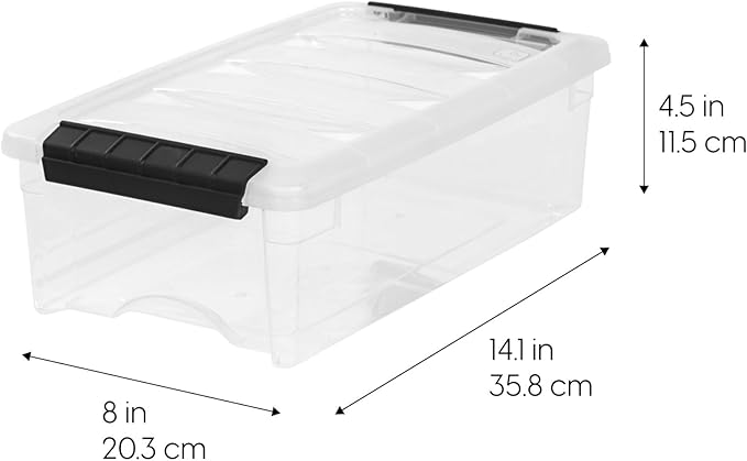 IRIS USA 6-Pack Storage Bins — view 2