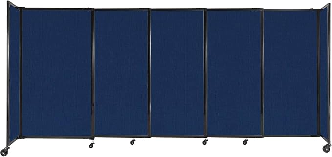 Versare Straightwall Sliding Portable Wall Partition | Freestanding Office