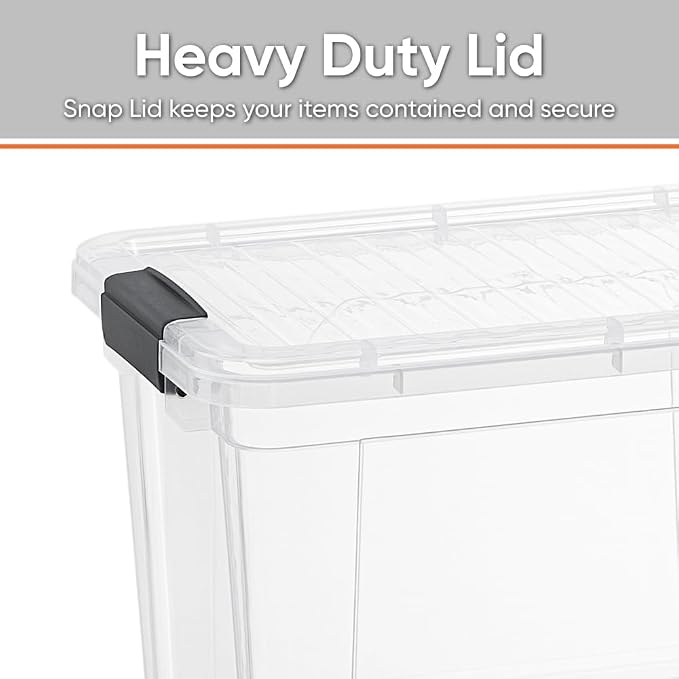 Superio Clear Storage Bins — view 4