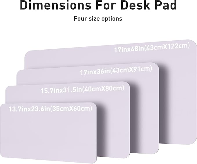 Aothia Large PU Leather Desk Pad Protector — view 5