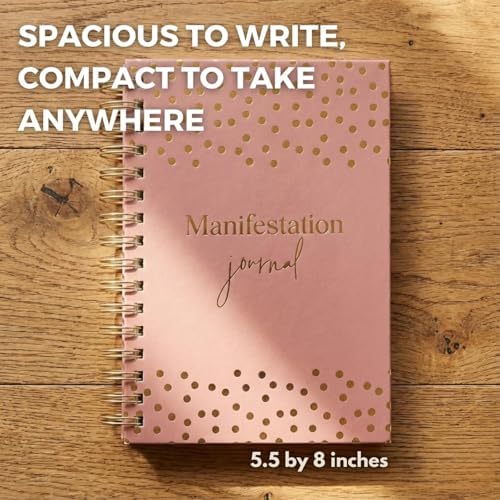 Manifestation Journal for Women, Guided 369 Method, 90-Day Planner - Pink — view 2