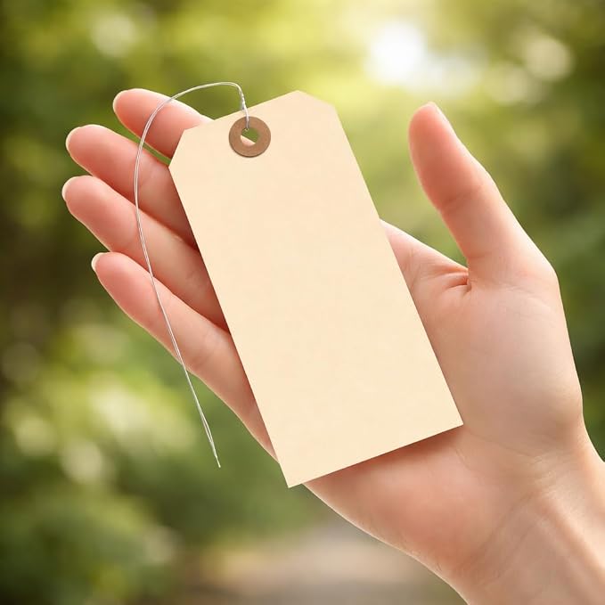 Label Tags with Wire Attached — view 2