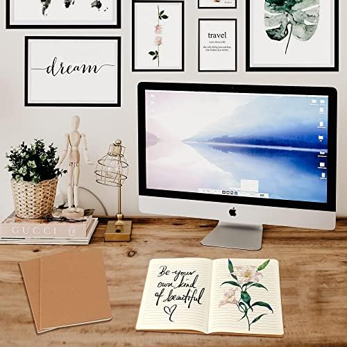 24 Pack College Ruled Notebook & Journal Bulk, Kraft Cover, Line Thick Paper, A5 Size, 5.5x8.3 inch, 60 Pages, — view 7