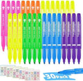 7-ackz Bible Highlighters Assorted Colors with Verses, Chisel Tip Colored Highlighter Markers Bulk Fluorescent, Dry Quick Bri