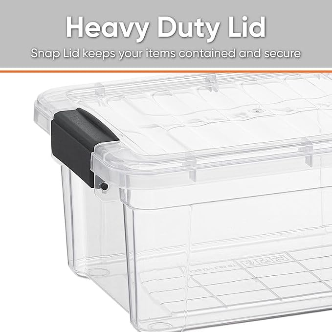 Superio Clear Storage Bins — view 3