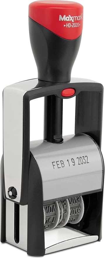 MaxMark Heavy Duty Date Stamp, Large Date Size — view 2